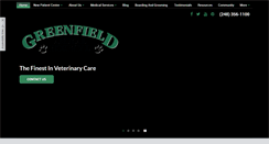 Desktop Screenshot of greenfieldanimalhospital.com